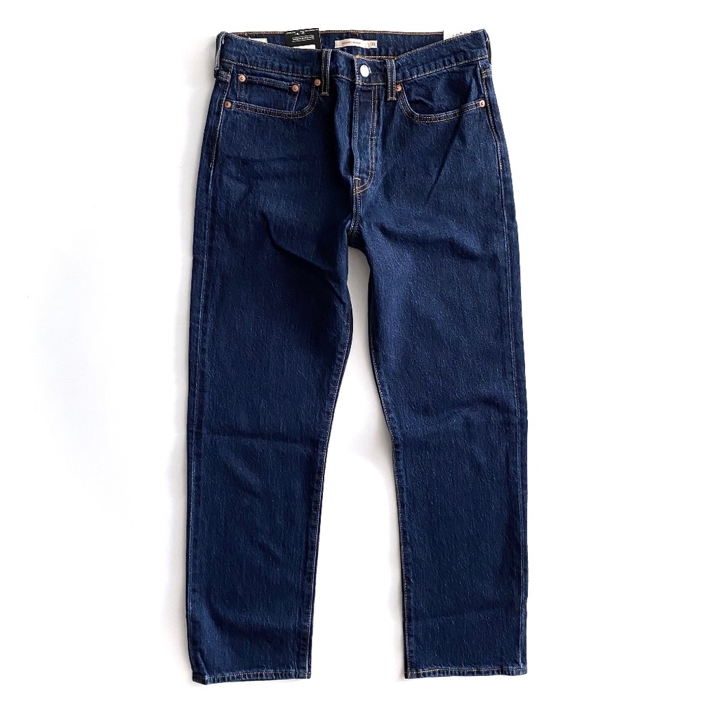 Levi's Premium 349640134 Wedgie Straight Ankle Jeans Salsa Dark Stone 30 x 28